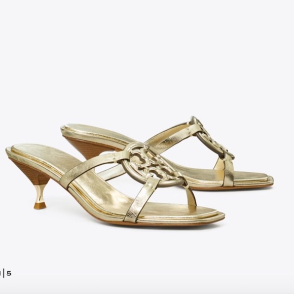 Tory Burch MILLER LOW HEEL SANDAL #9.5 - Picture 1 of 4